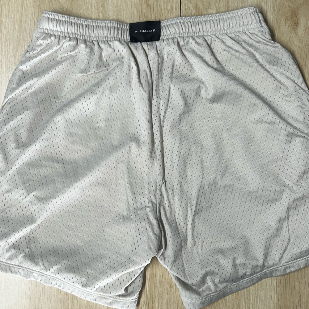 ALPHALETE MESH SHORT
Color - off white/cream - Picture 3 of 7